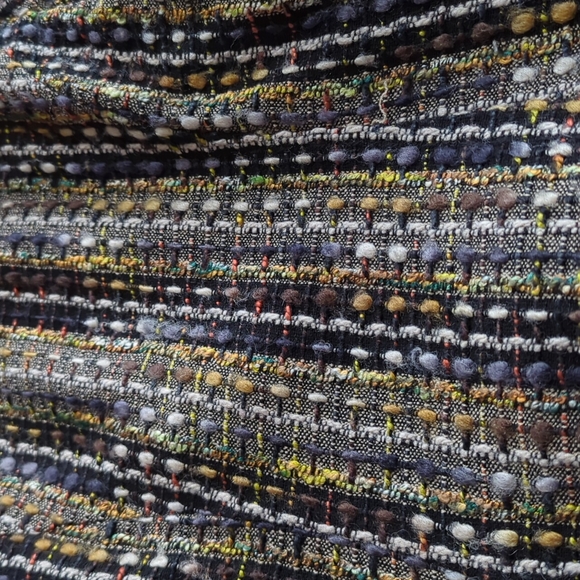 Cabi Style 175 Paris Tweed Blazer Jacket 3/4 Sleeves 3 Buttons Mid Length Size S - Picture 9 of 9